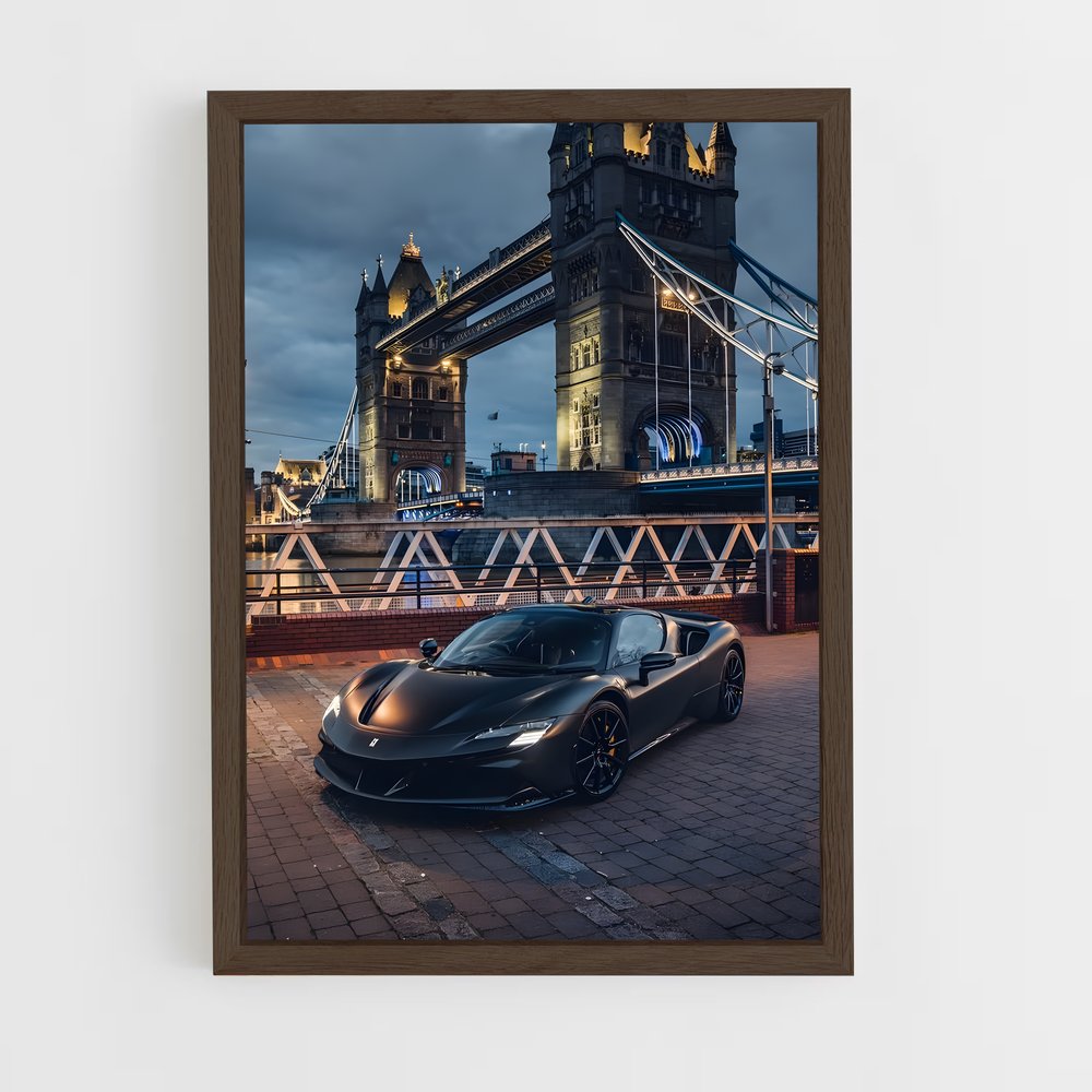 Poster Stradale Noir – affiche Ferrari (vue 5)